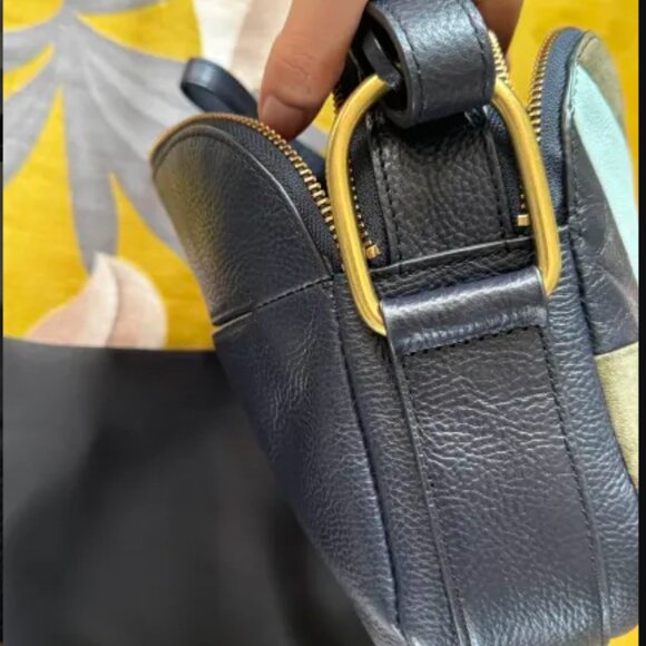 Fossil  Patchwork Crossbody Leather Bag - Picture 13 of 16